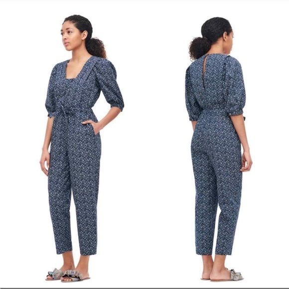 Rebecca Taylor Pants - Rebecca Taylor Floral Jumpsuit Size Small